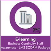 Business Continuity Staff Awareness - LMS SCORM Package